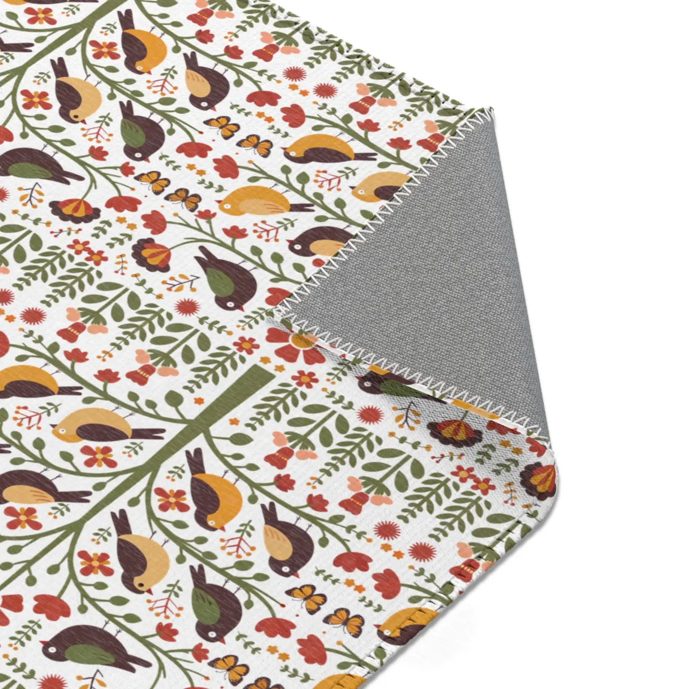 Trees Area Rug – Recycled Birds and Trees - Dipaliz