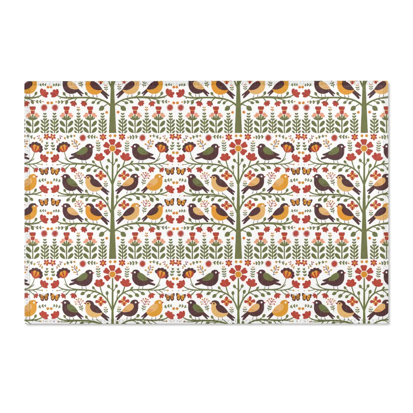 Trees Area Rug – Recycled Birds and Trees - Dipaliz