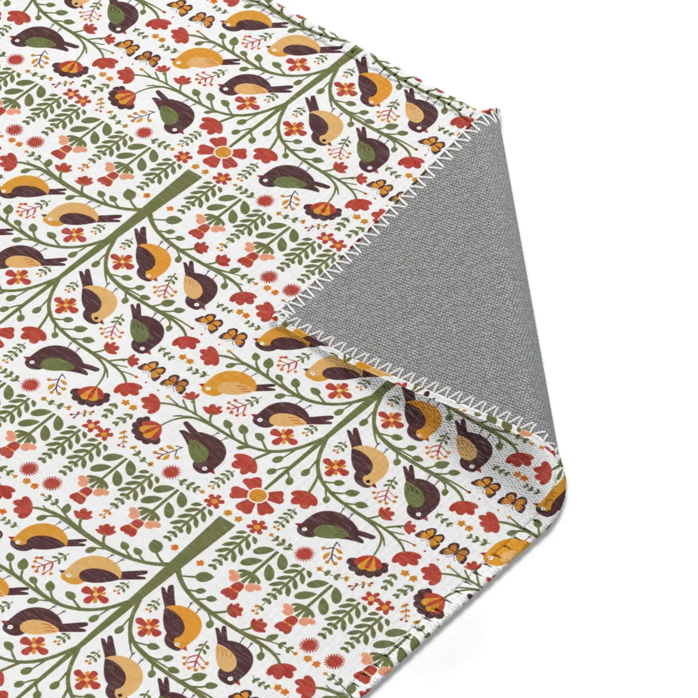 Trees Area Rug – Recycled Birds and Trees - Dipaliz