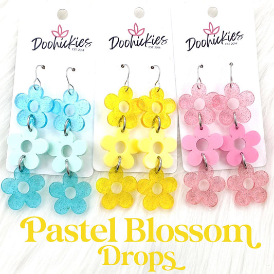 Shimmer Pastel Daisy Blossom Drops