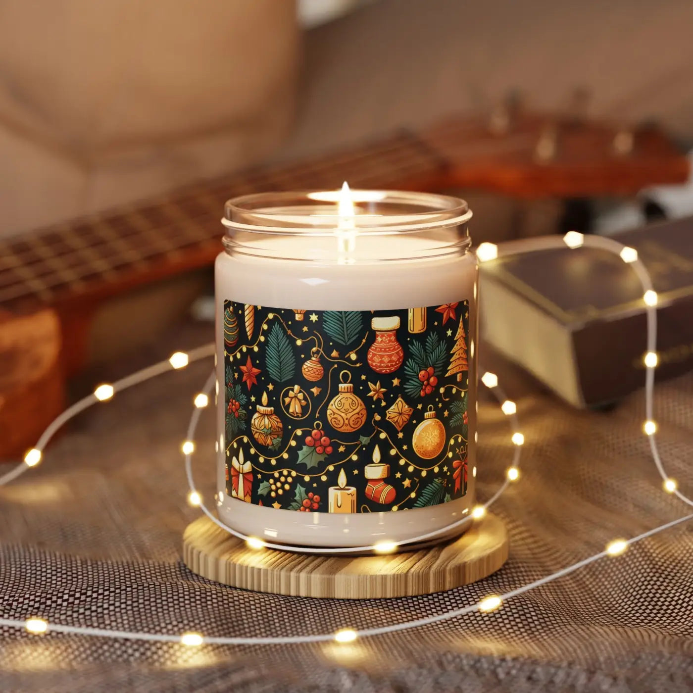 Scented Soy Candle – Natural Soy Wax Christmas - Dipaliz