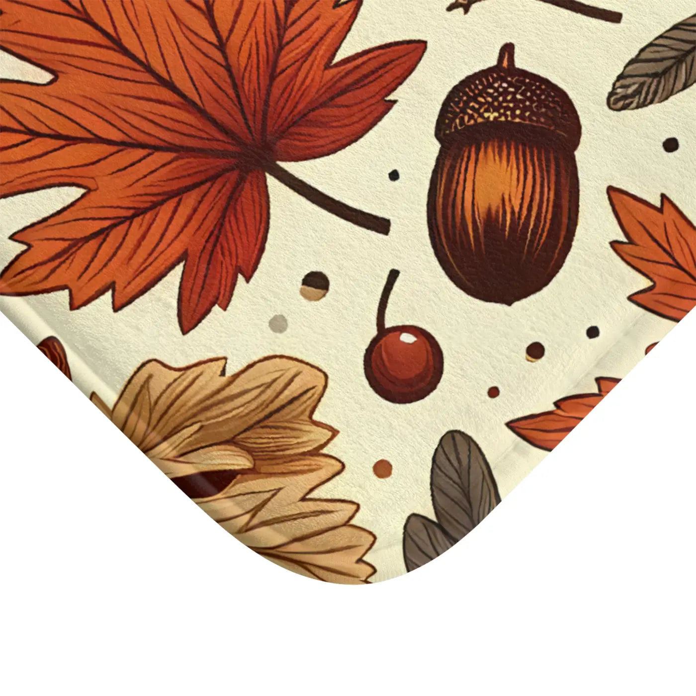 Vibrant Fall Foliage Bath Mat – Microfiber - Dipaliz