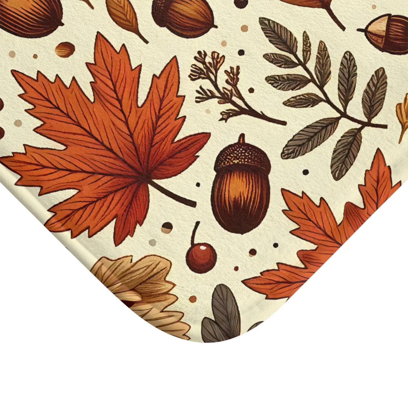 Vibrant Fall Foliage Bath Mat – Microfiber - Dipaliz