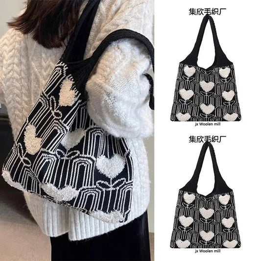 Crochet Bags for Women Summer Beach Tote Bag