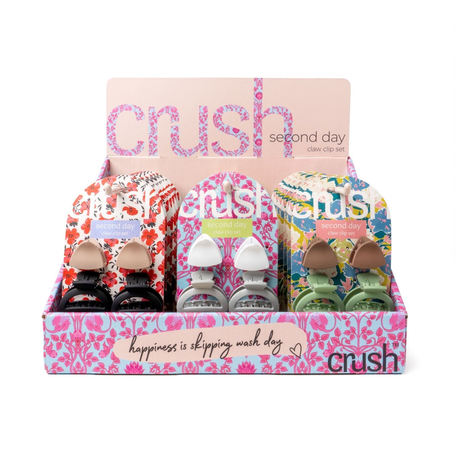 Crush™ Second Day Claw Clip Set – 6 Pack