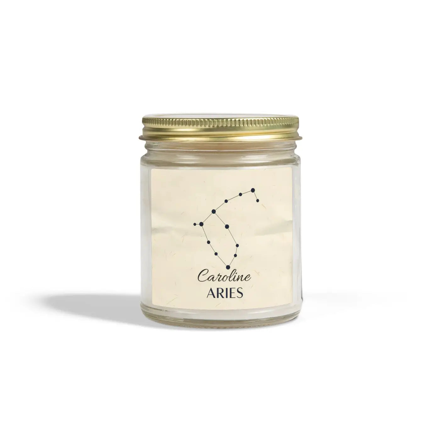Personalized Aries Zodiac Candle – Coconut Wax - Dipaliz