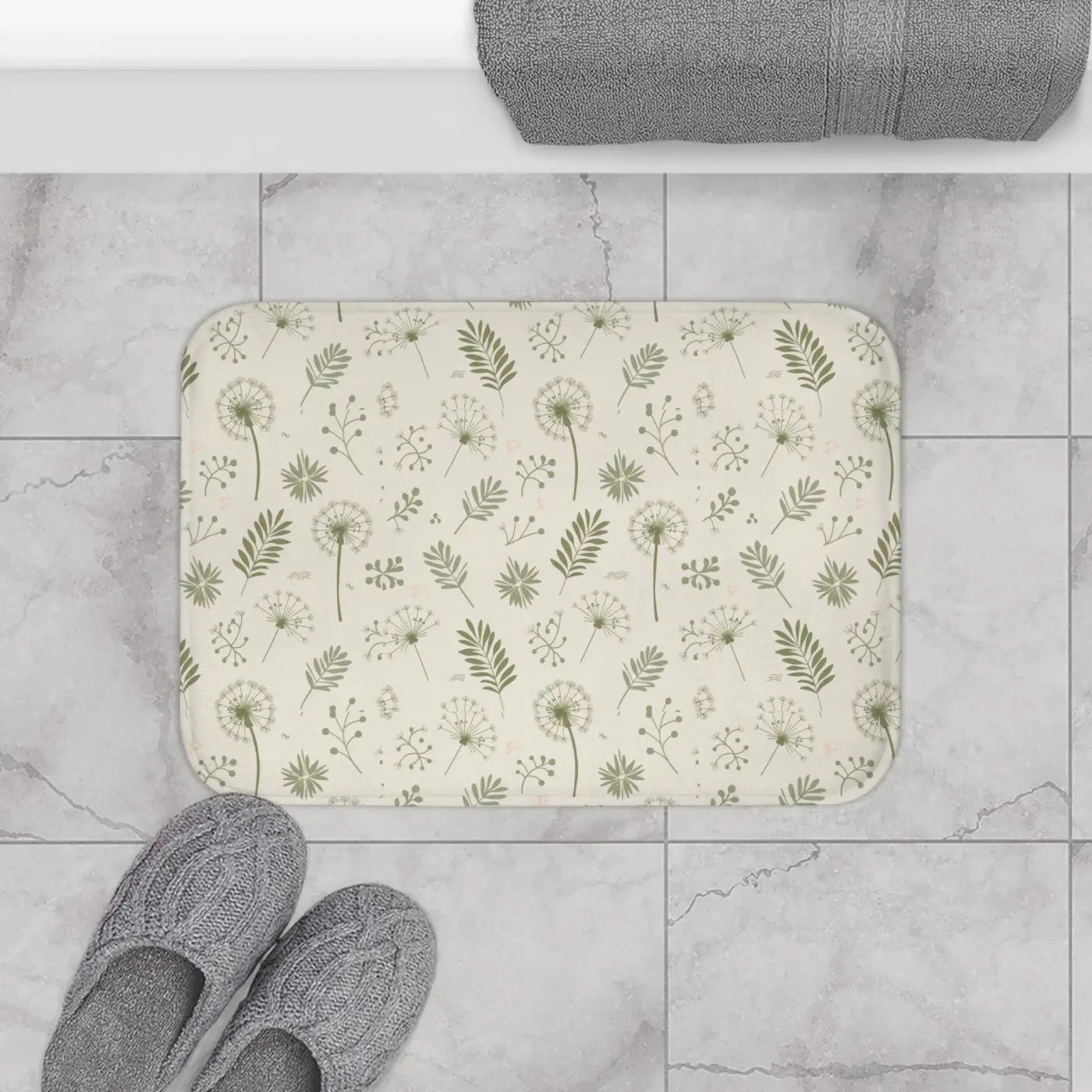 Microfiber Bath Mat – Anti-slip Plush Oasis - Dipaliz