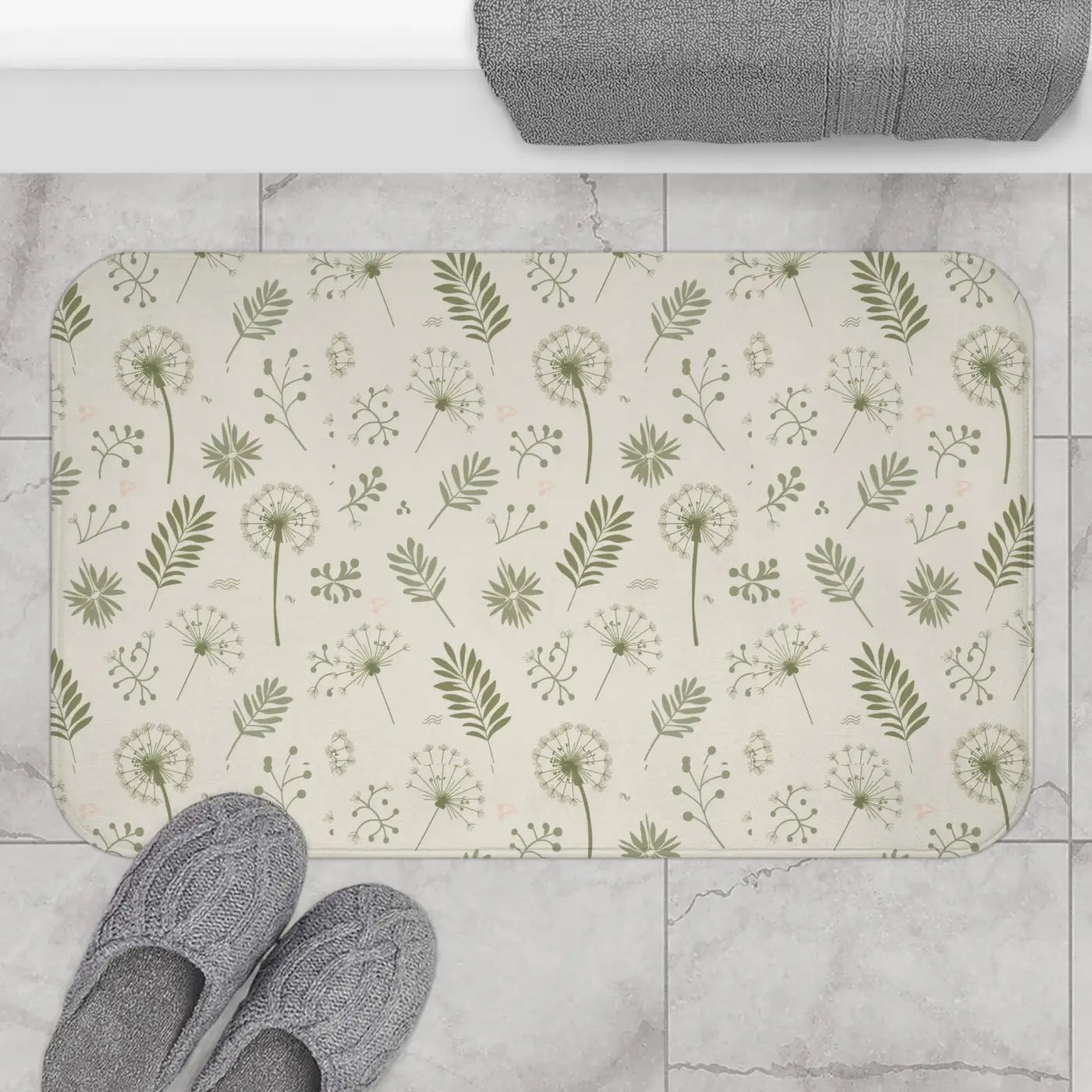 Microfiber Bath Mat – Anti-slip Plush Oasis - Dipaliz