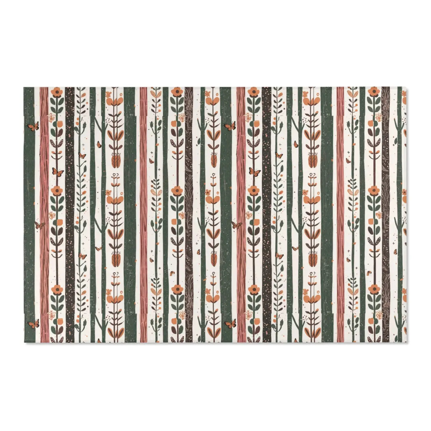 Trees Area Rugs – Polyester Chenille - Dipaliz