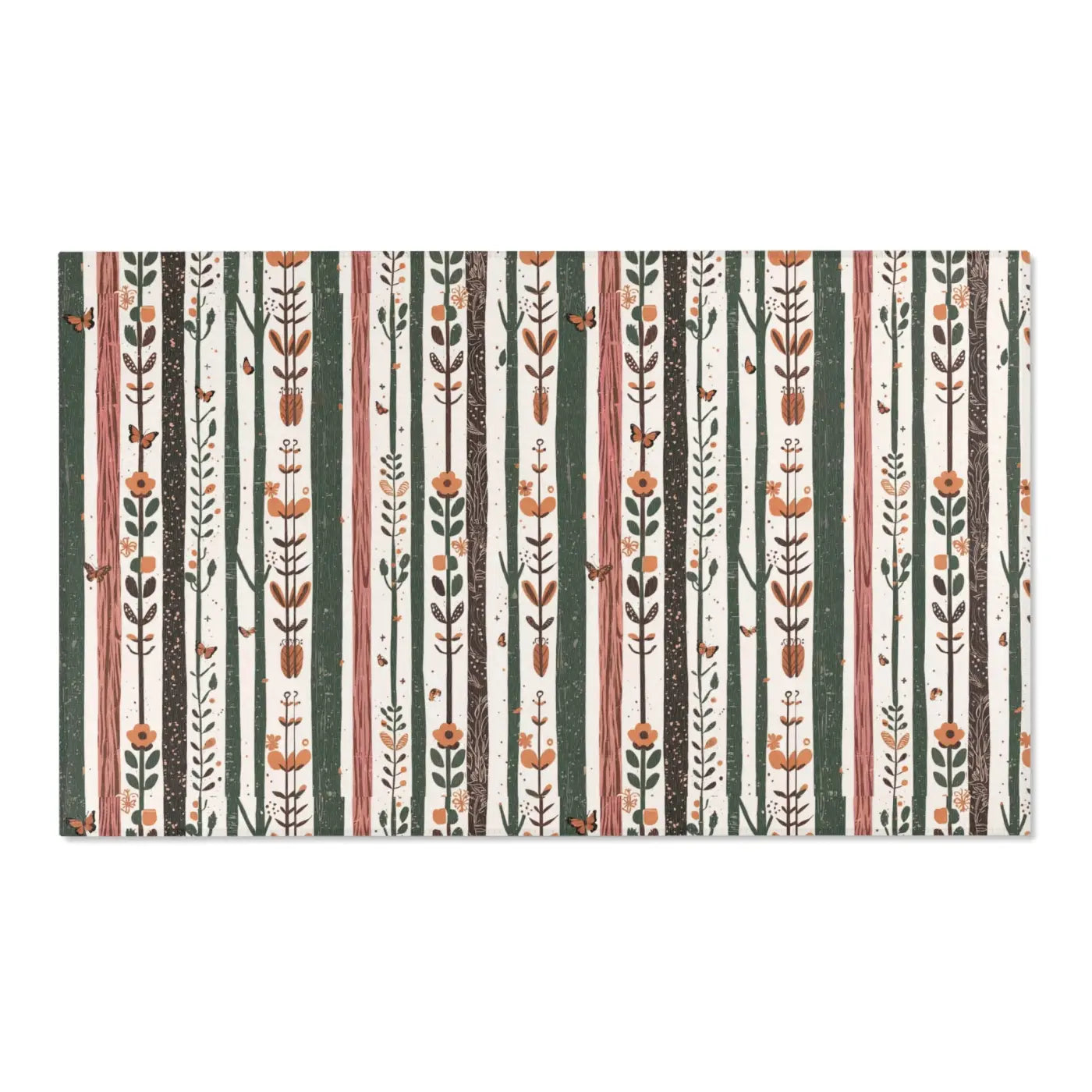 Trees Area Rugs – Polyester Chenille - Dipaliz