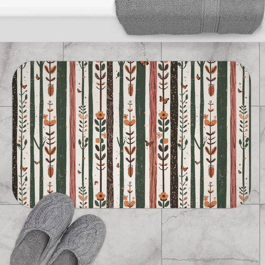 Abstract Pattern Stylish Bath Mat Microfiber - Dipaliz