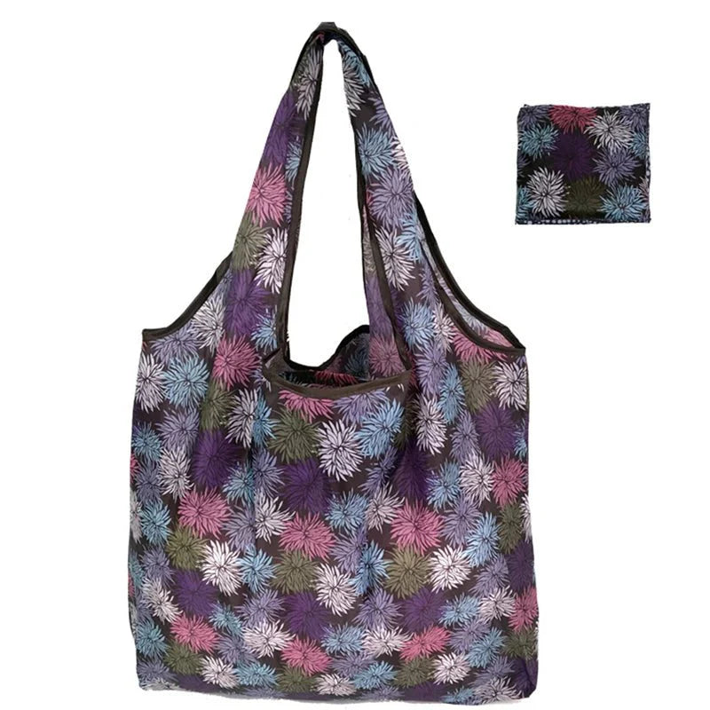 Foldable Tote Bag Portable Cloth Eco Grocery Bag