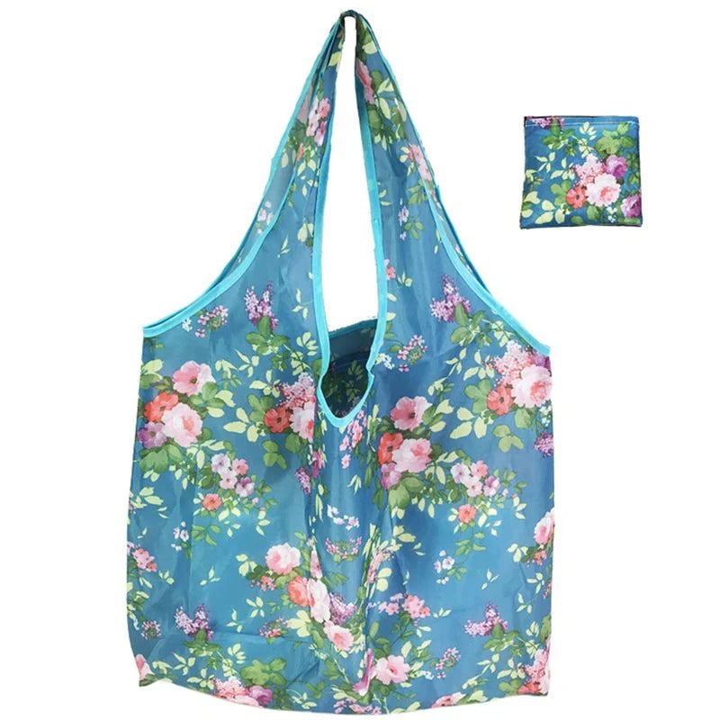 Foldable Tote Bag Portable Cloth Eco Grocery Bag
