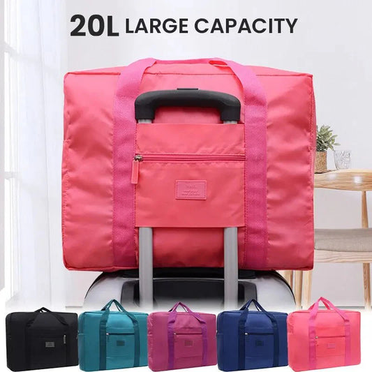 Foldable Travel Totes - Lightweight Weekender Overnight Bag