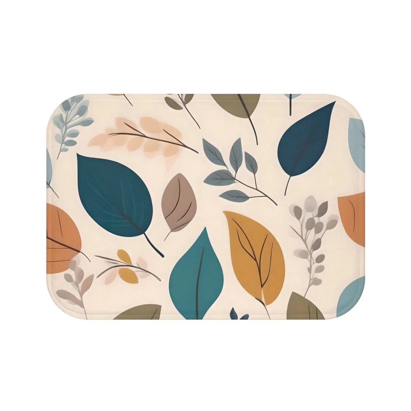 Plush Bath Mat – Muted Colors Microfiber - Dipaliz