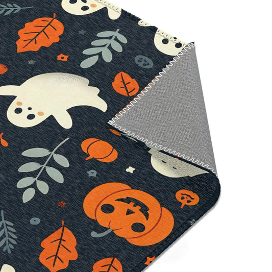 Jack-o’-lantern Area Rugs – Polyester Chenille - Dipaliz