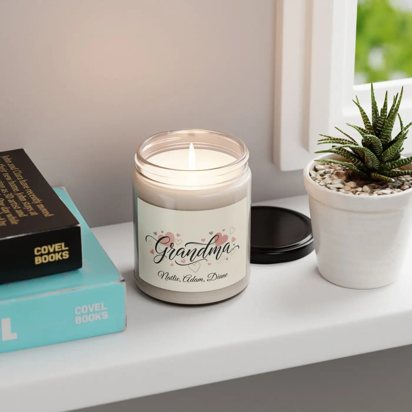 Personalized Grandma Scented Soy Candle - 9oz - Dipaliz