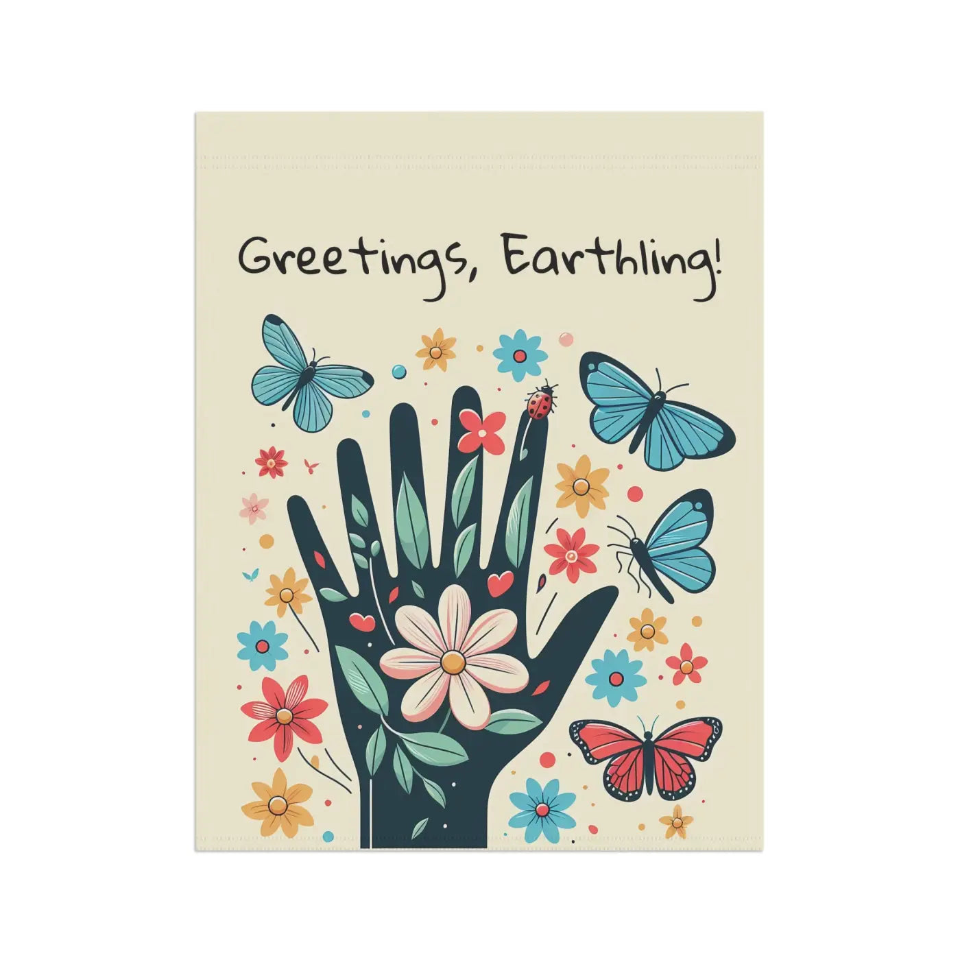 Vibrant House Banner – Poly Poplin-canvas Fabric - Dipaliz