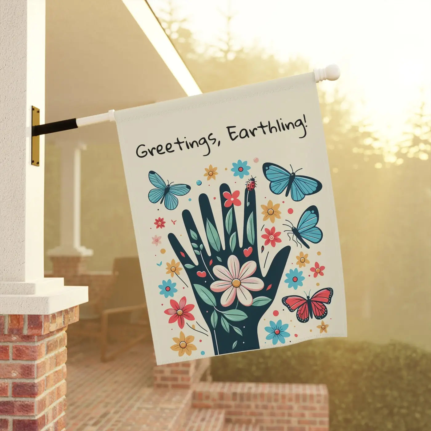 Vibrant House Banner – Poly Poplin-canvas Fabric - Dipaliz