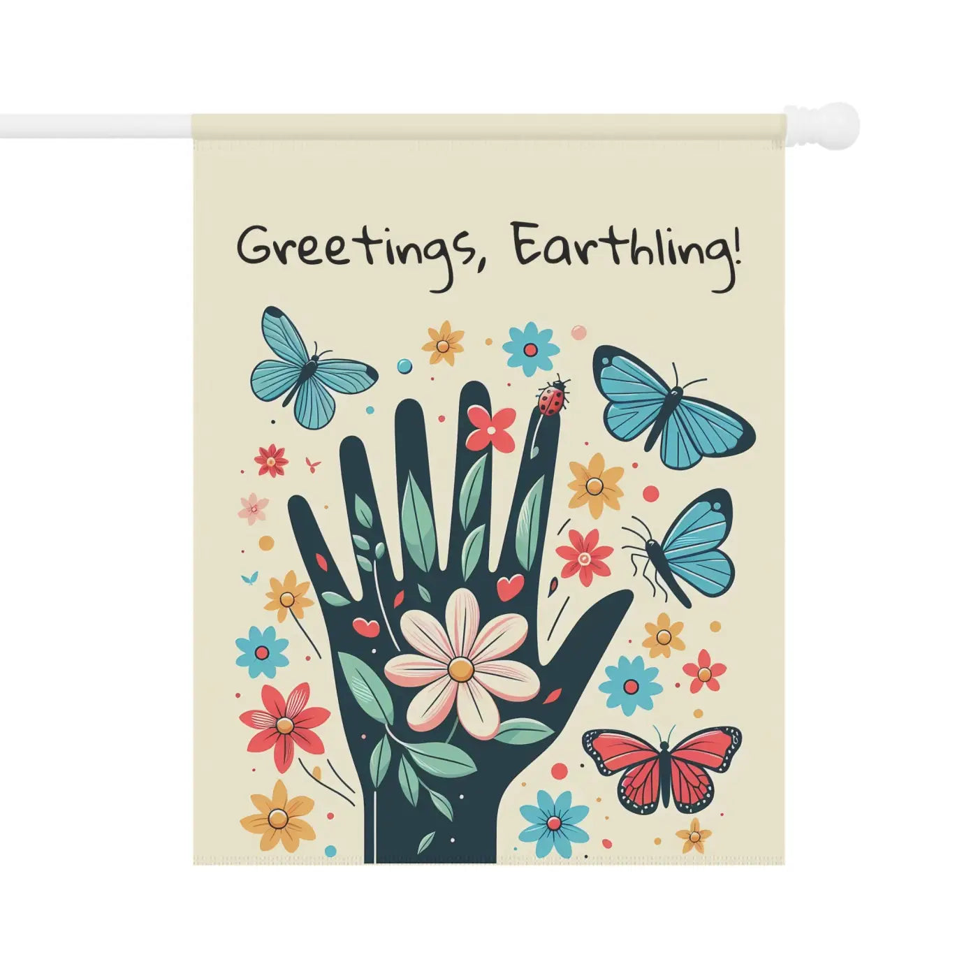 Vibrant House Banner – Poly Poplin-canvas Fabric - Dipaliz