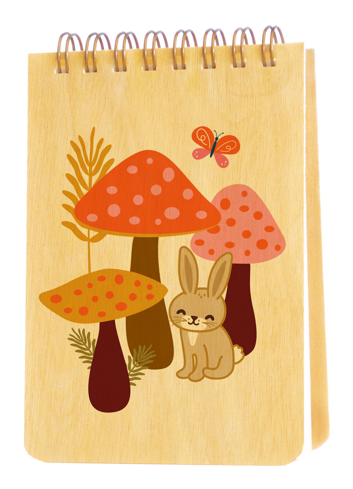 Hop to It Wood Mini Notepad + Pen Gift Set