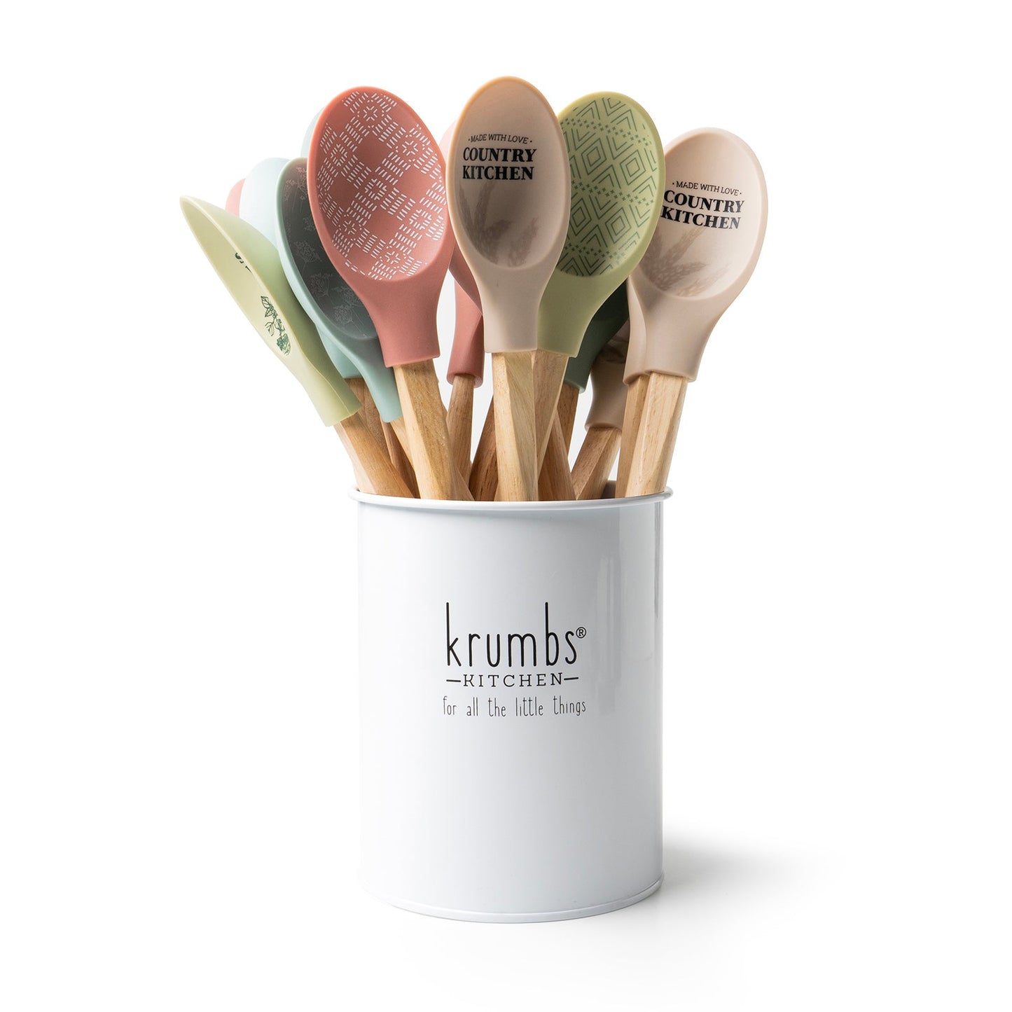 Krumbs Kitchen® Farmhouse Silicone Spoon