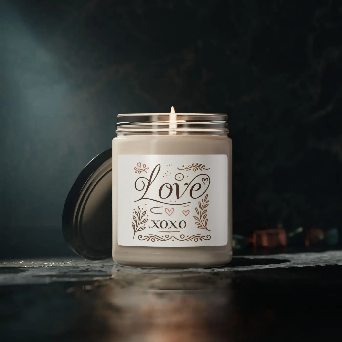 Love Xoxo Scented Soy Candle – Natural Wax - Dipaliz