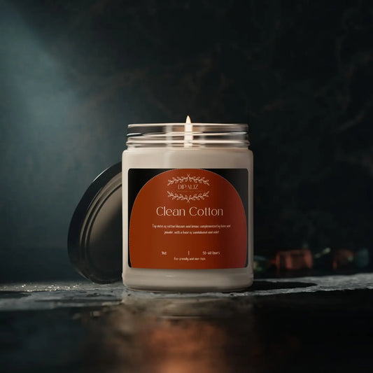 Immersive Maroon Scented Soy Candle – Natural Soy Wax - Dipaliz