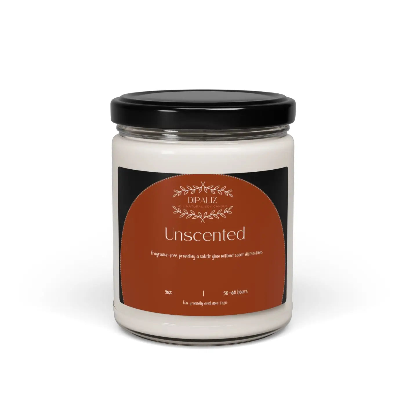 Immersive Maroon Scented Soy Candle – Natural Soy Wax - Dipaliz