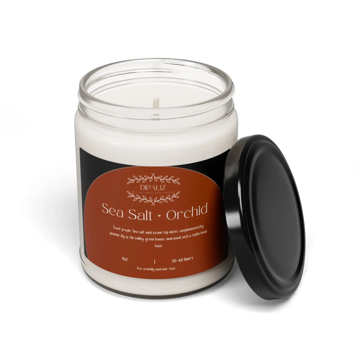 Immersive Maroon Scented Soy Candle – Natural Soy Wax - Dipaliz