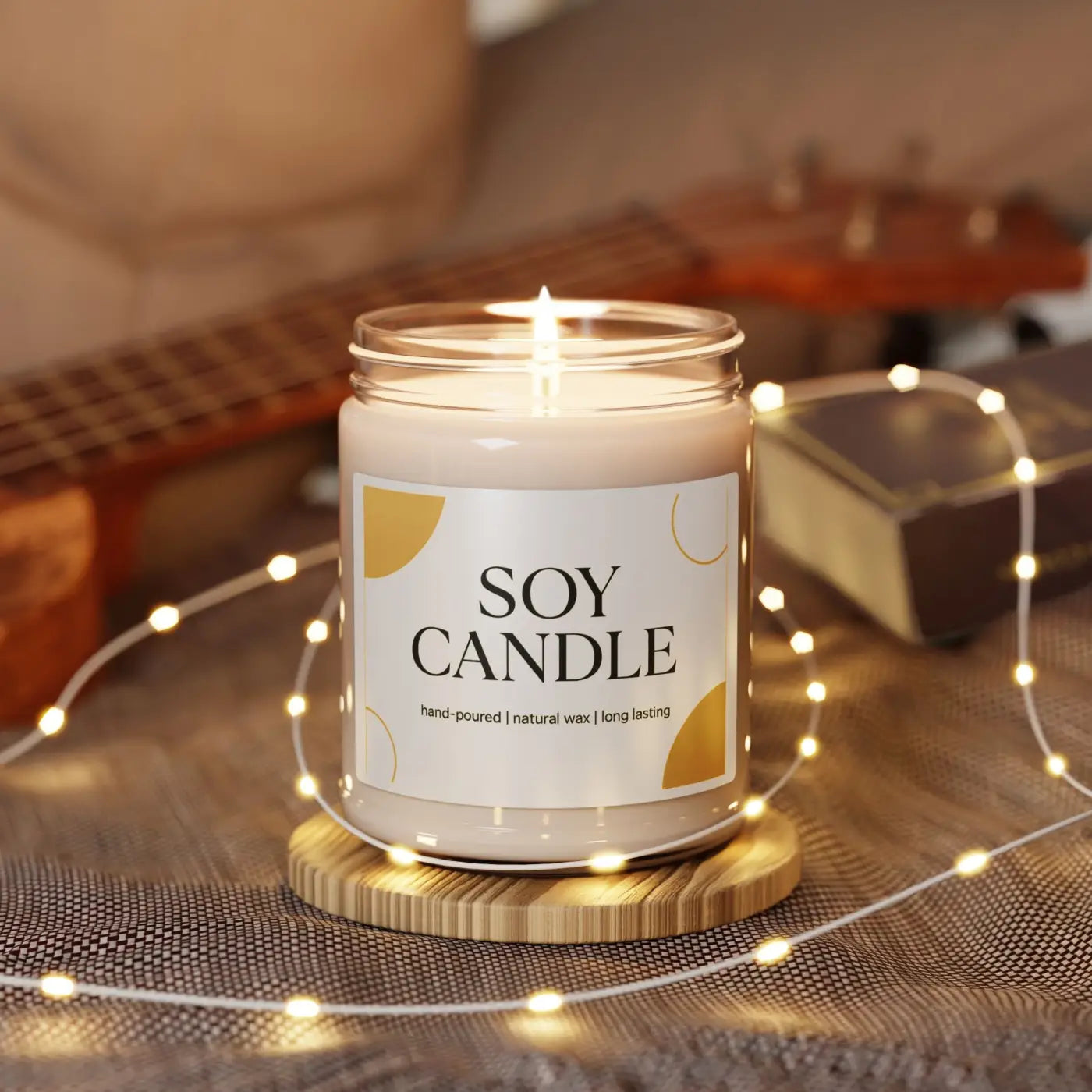 Scented Soy Candle – Cotton Wick 8 Oz - Dipaliz