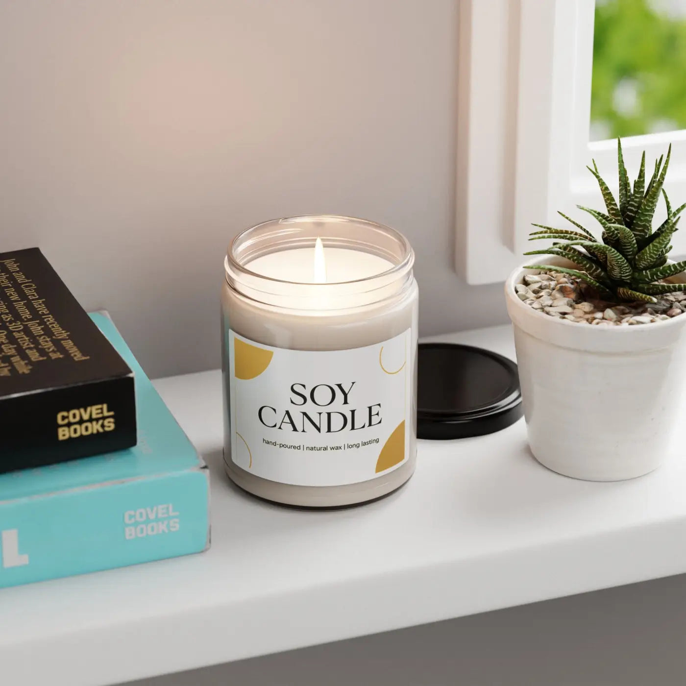 Scented Soy Candle – Cotton Wick 8 Oz - Dipaliz