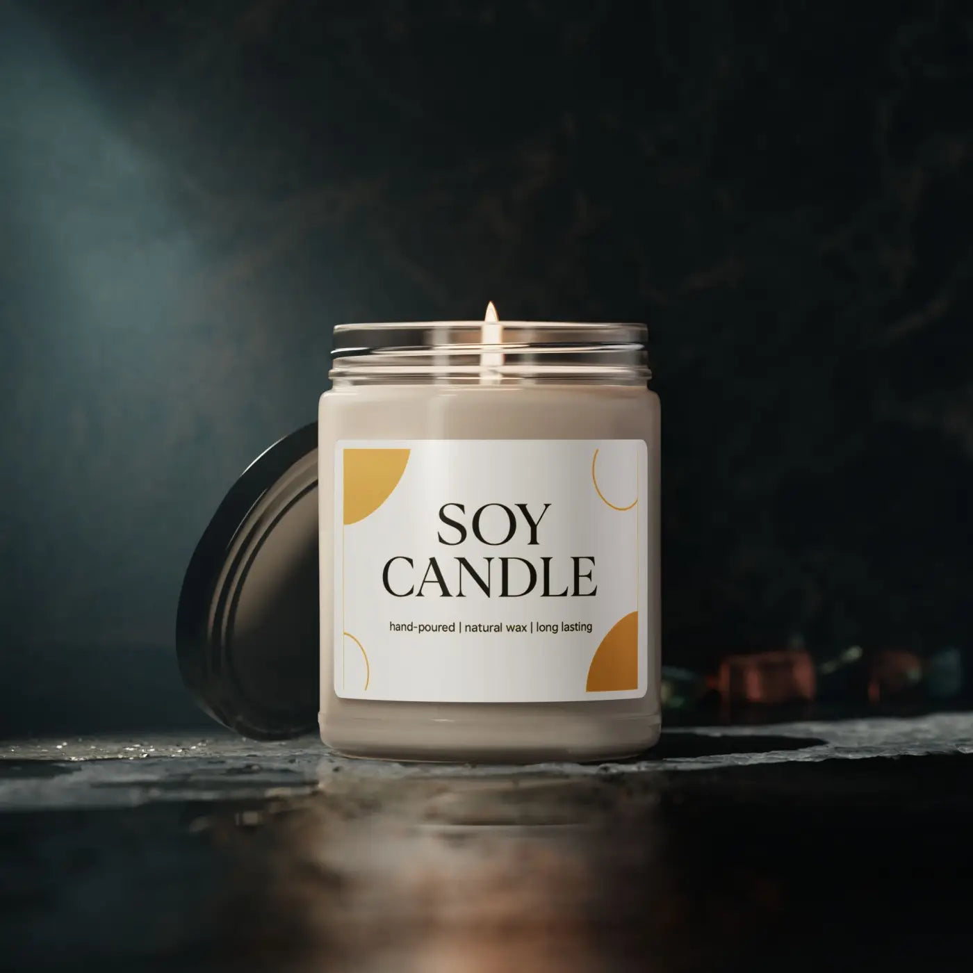 Scented Soy Candle – Cotton Wick 8 Oz - Dipaliz