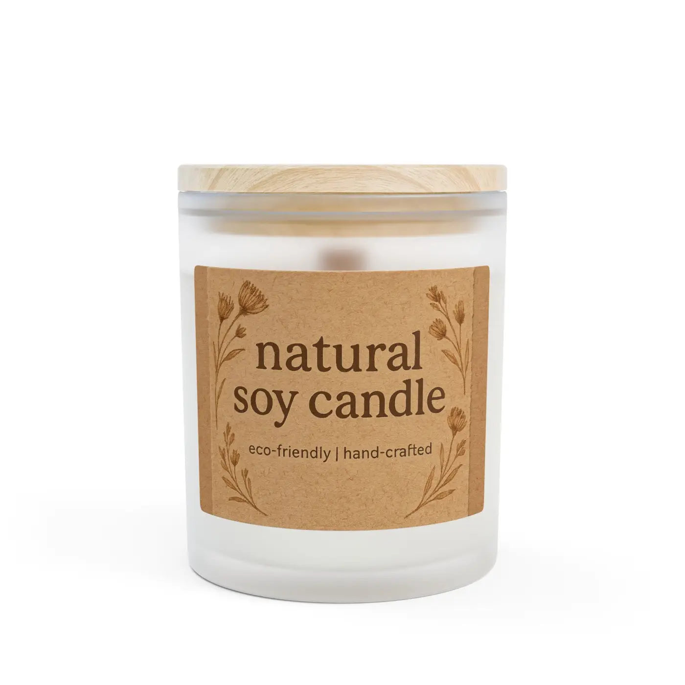 Natural Soy Candle – Unique Wooden Wick - Dipaliz