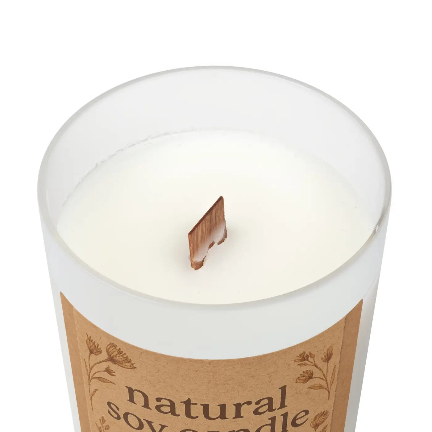 Natural Soy Candle – Unique Wooden Wick - Dipaliz
