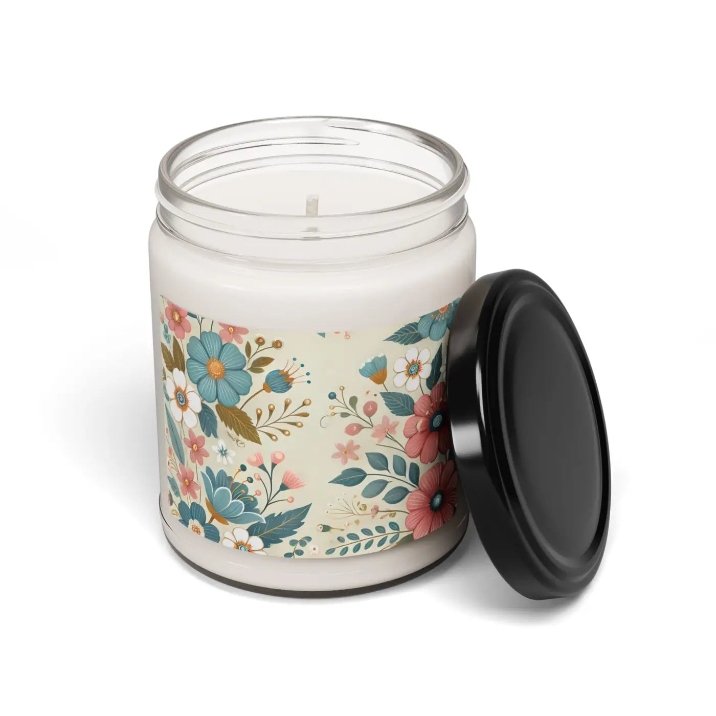 Pastel Floral Scented Soy Candle Aroma 9oz - Dipaliz