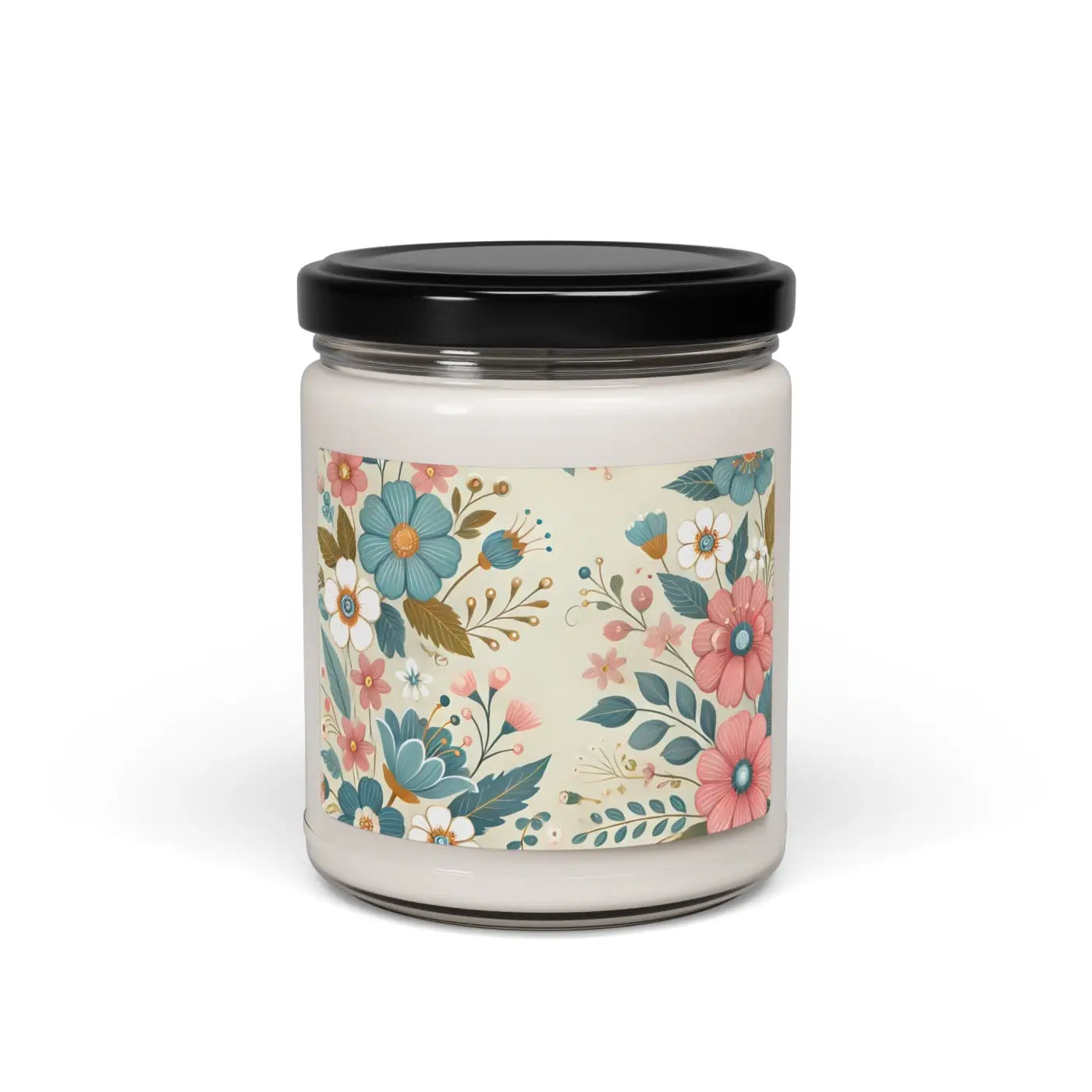 Pastel Floral Scented Soy Candle Aroma 9oz - Dipaliz