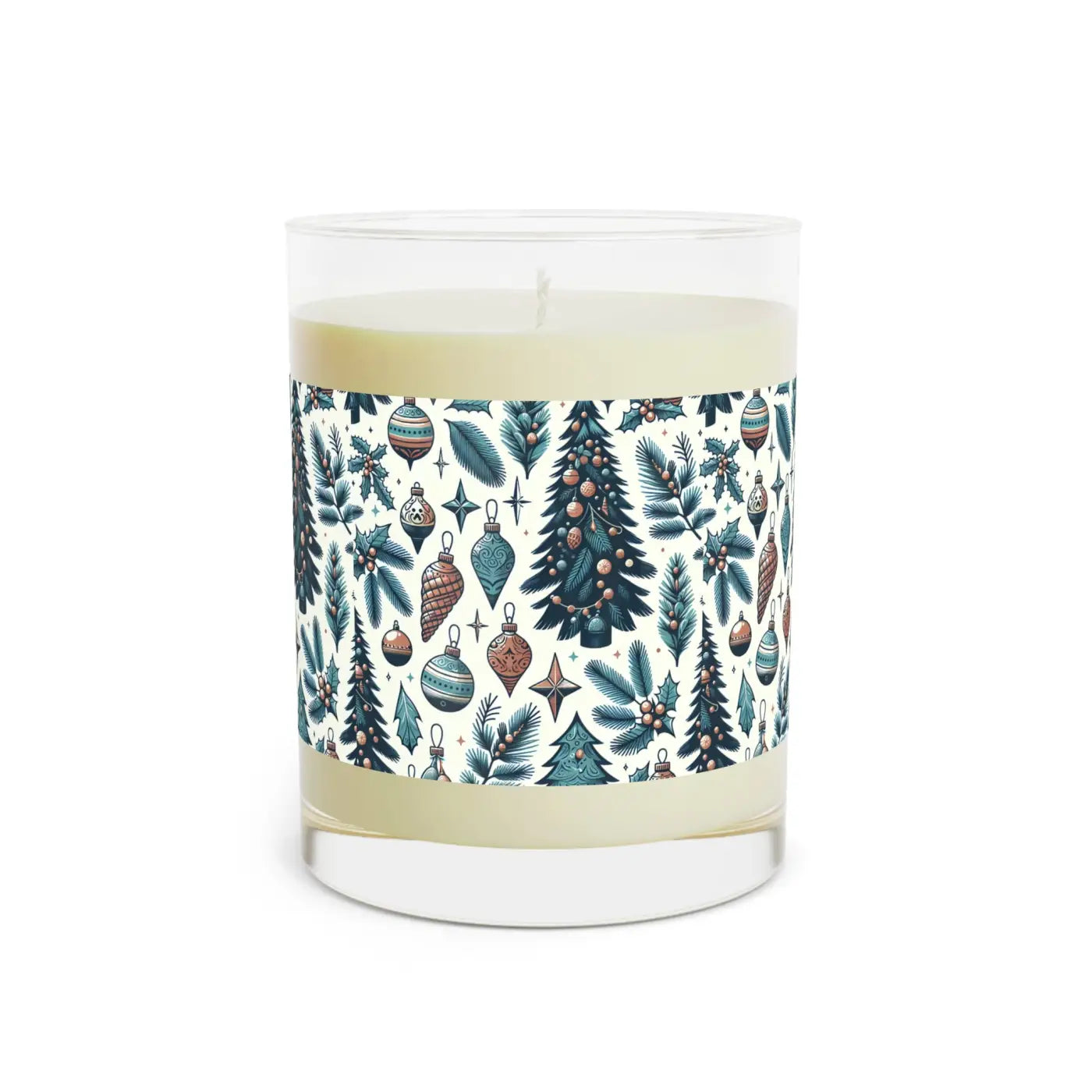 Pine Trees and Cones Scented Christmas Candle - Dipaliz