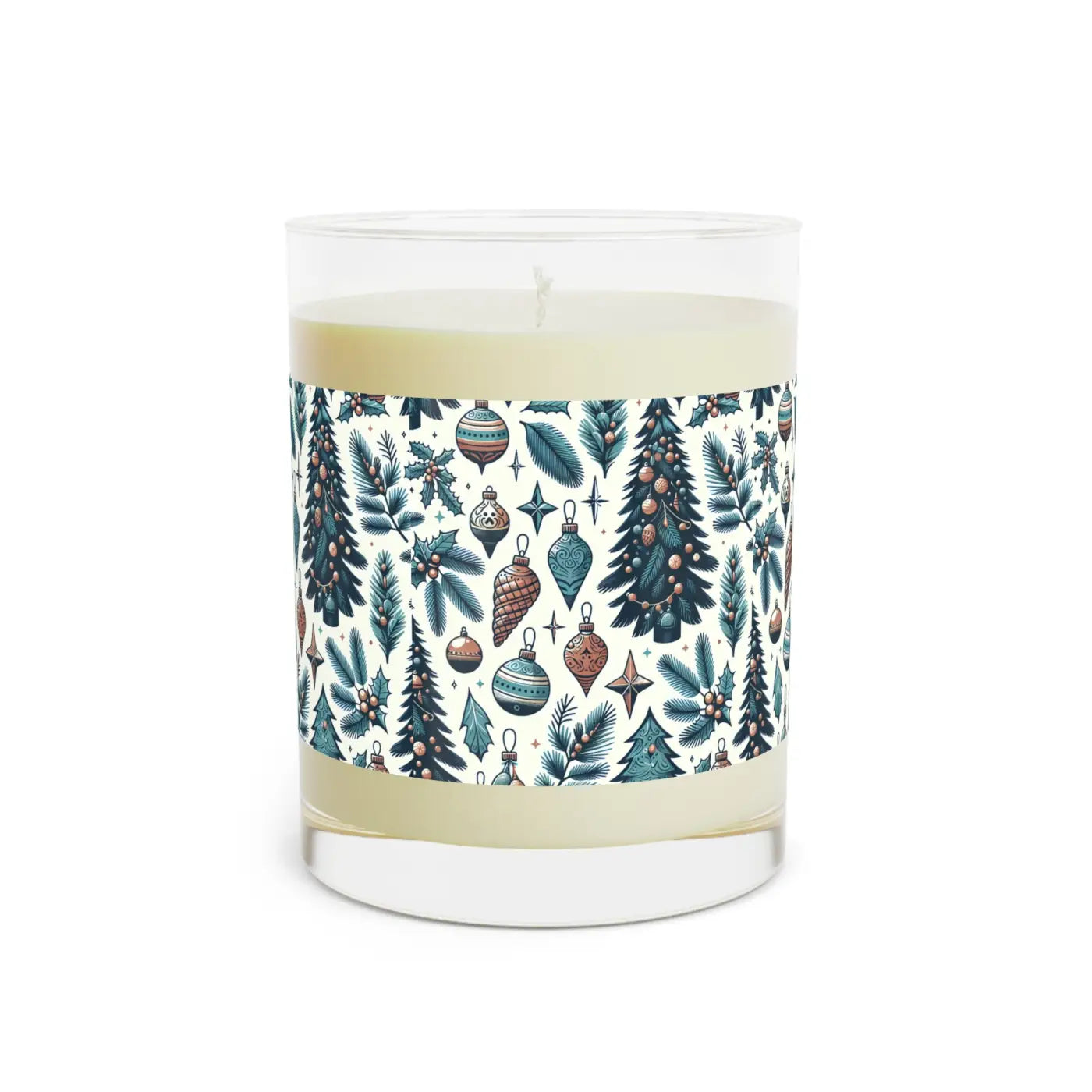 Pine Trees and Cones Scented Christmas Candle - Dipaliz