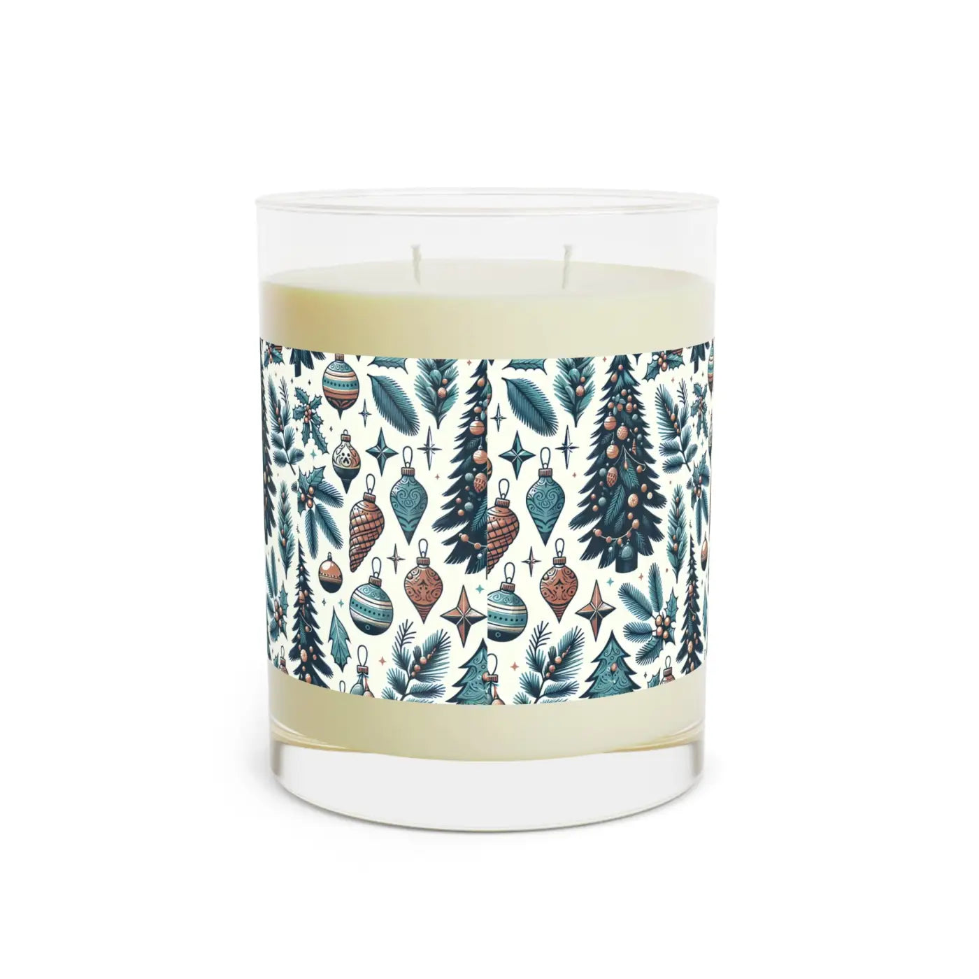 Pine Trees and Cones Scented Christmas Candle - Dipaliz