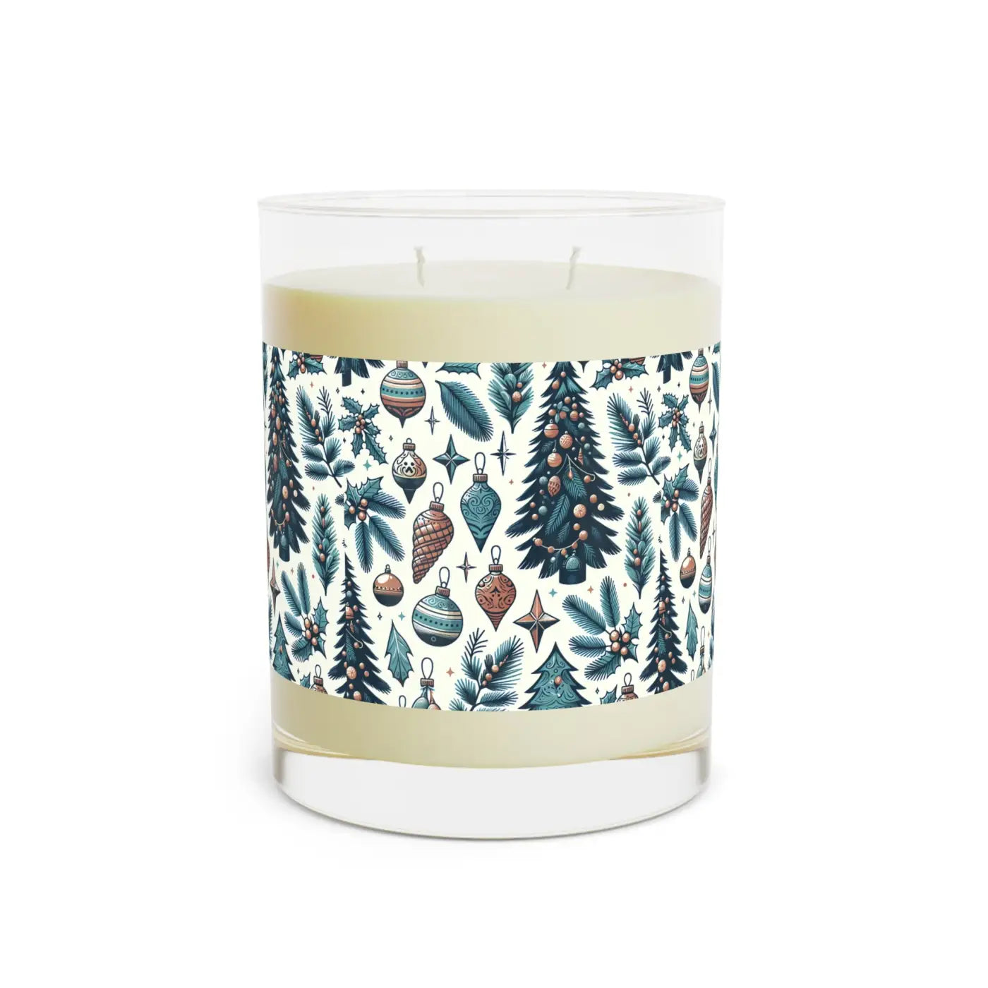 Pine Trees and Cones Scented Christmas Candle - Dipaliz