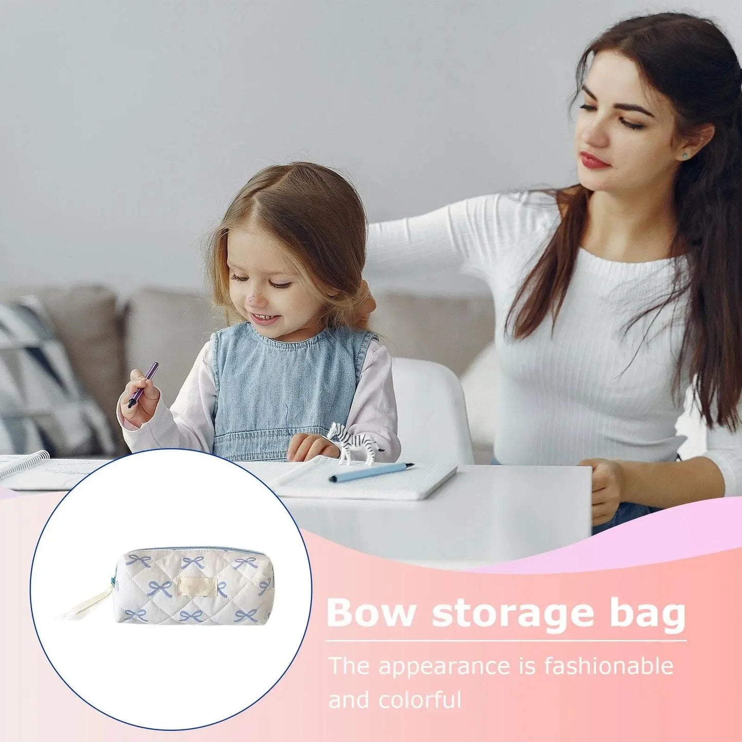 Plush Large Capacity Pencil Case | Cute Aesthetic Stationery Pouch and Cosmetic Organizer