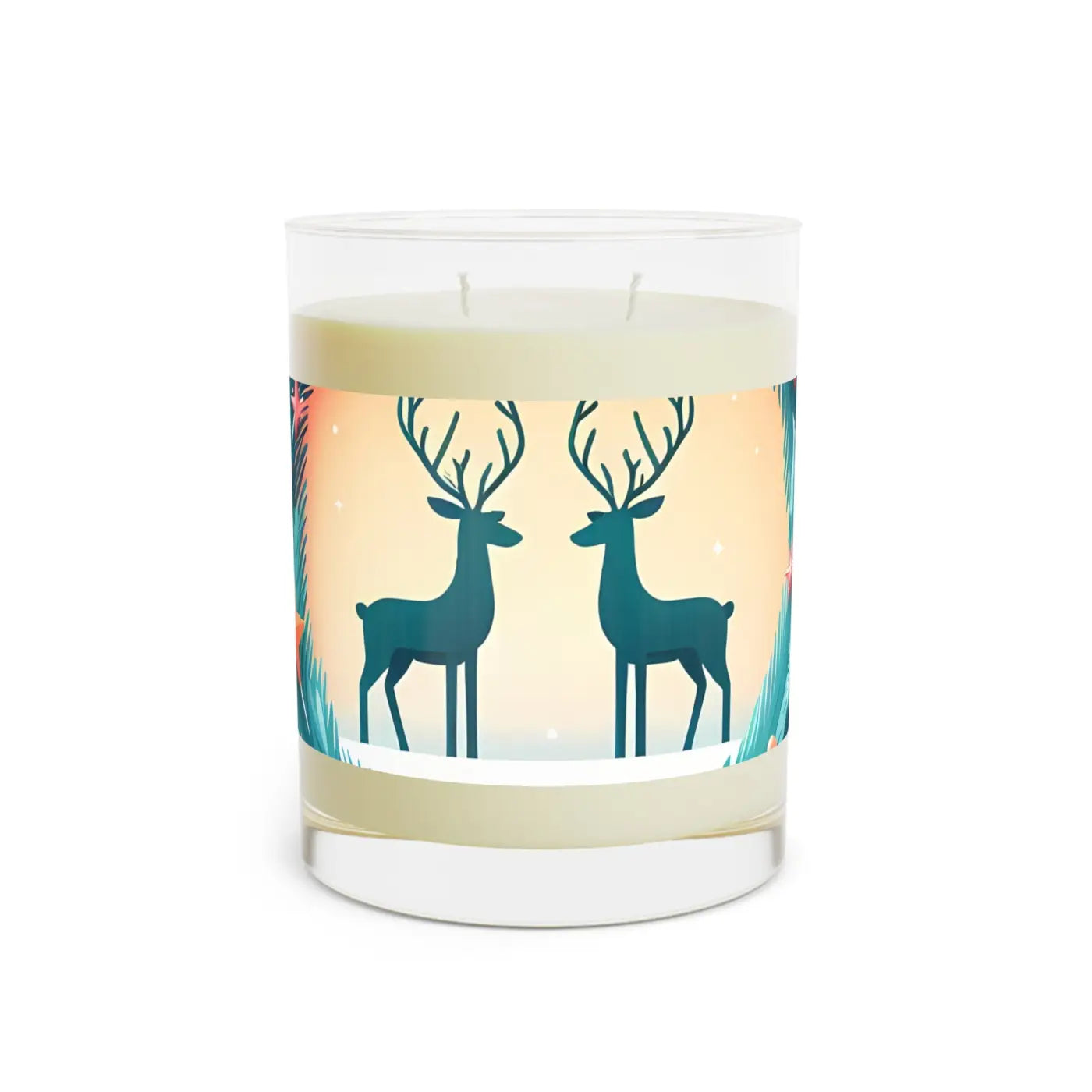 Reindeer Couple Christmas Scented Candle – Dipaliz