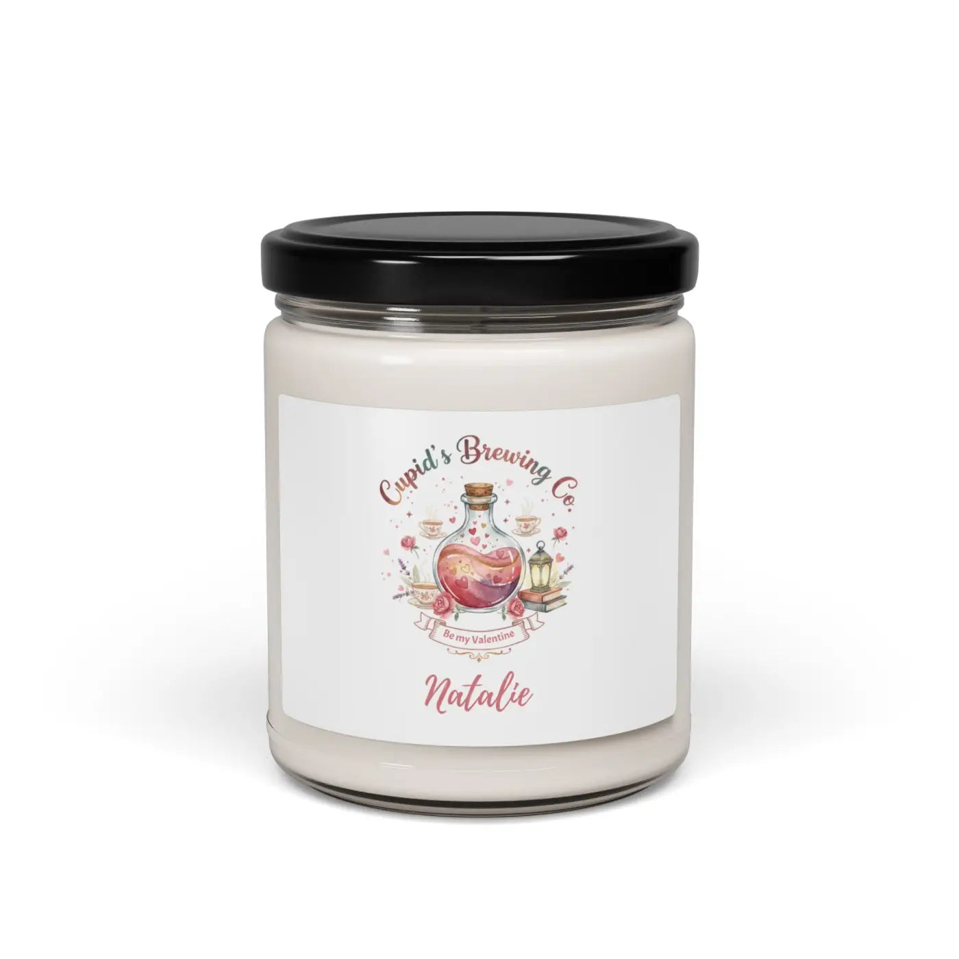 Valentine Potion Scented Candle – Reusable Glass Jar - Dipaliz