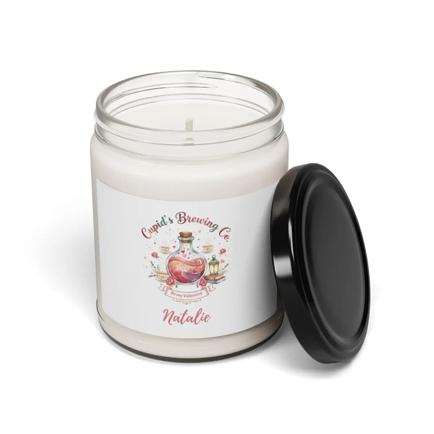 Valentine Potion Scented Candle – Reusable Glass Jar - Dipaliz