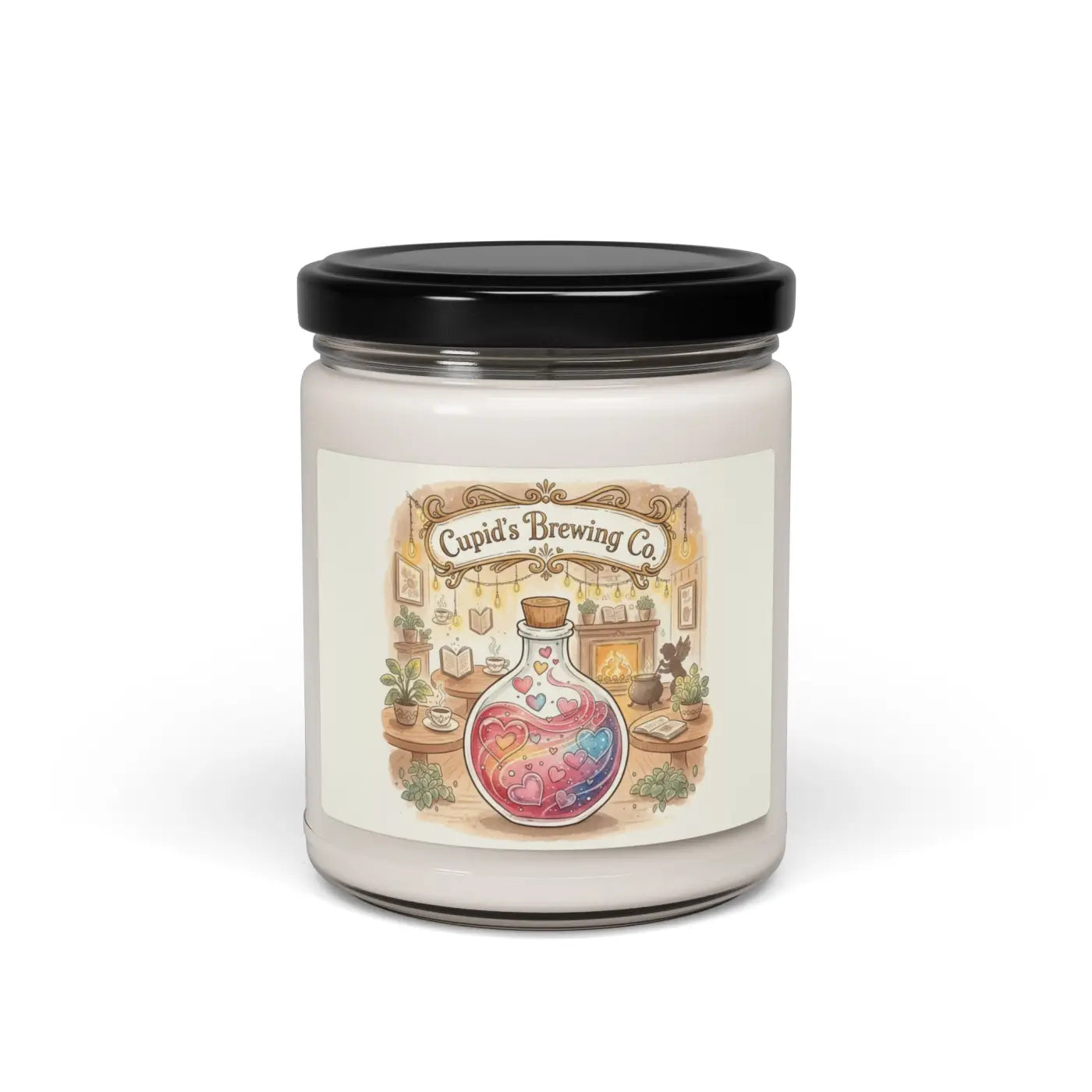 Romantic Potion Scented Jar Candle – Soy Wax Blend - Dipaliz