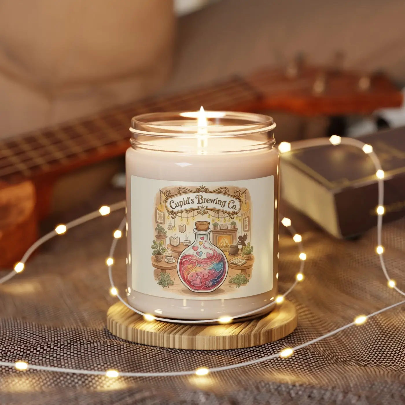 Romantic Potion Scented Jar Candle – Soy Wax Blend - Dipaliz