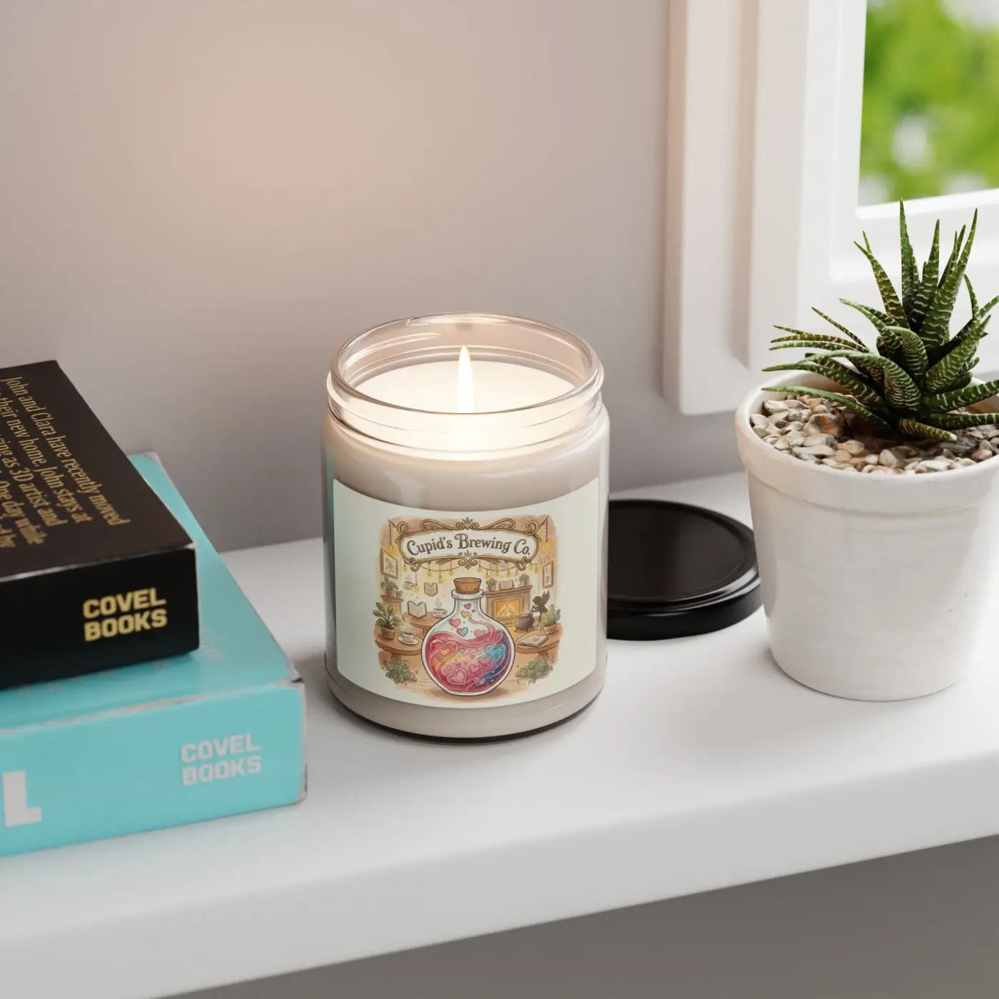 Romantic Potion Scented Jar Candle – Soy Wax Blend - Dipaliz