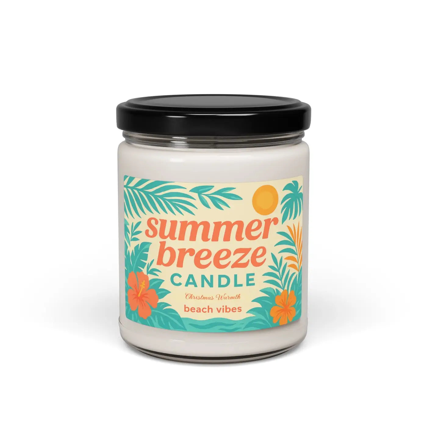 Summer Breeze Scented Soy Candle – Cotton Wick - Dipaliz