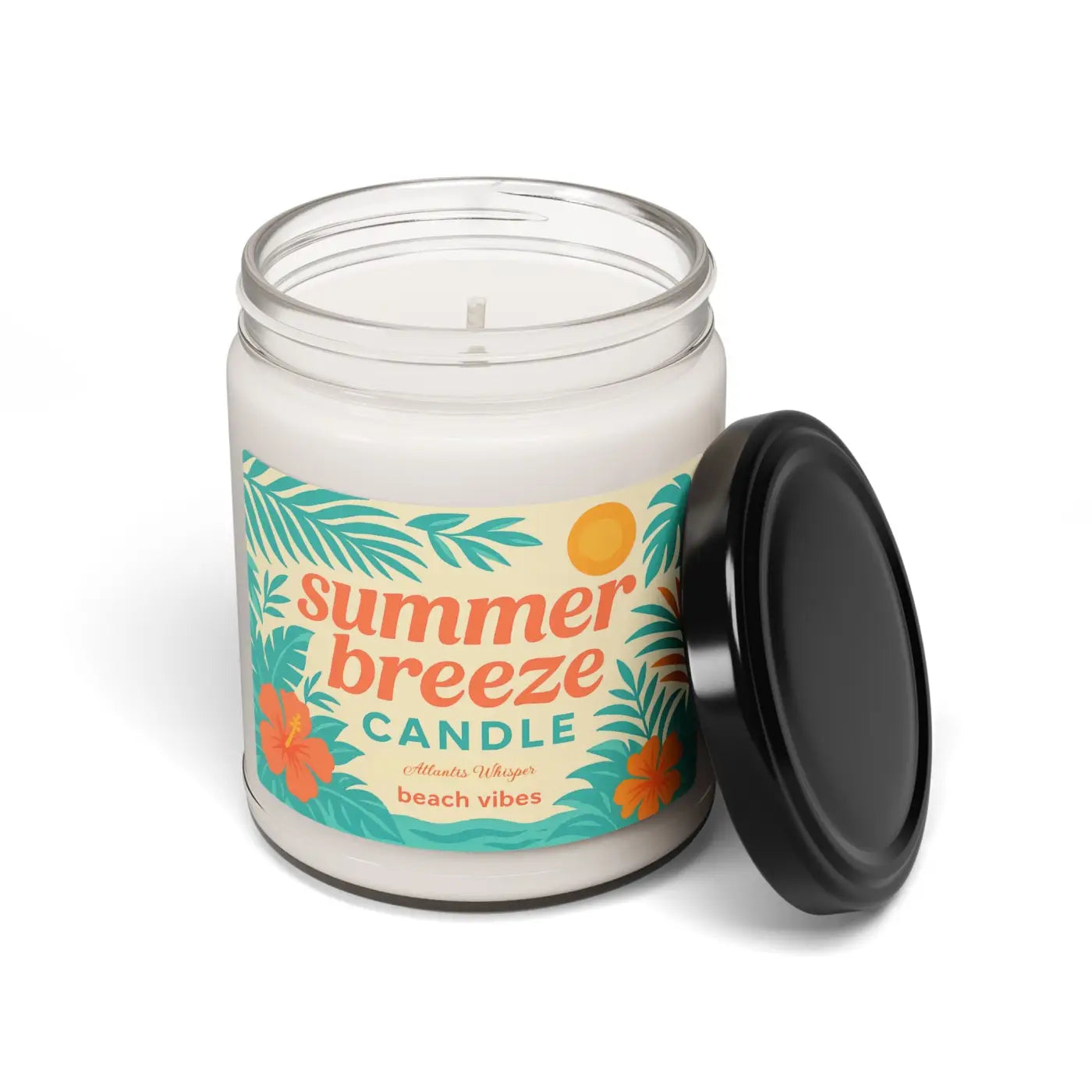 Summer Breeze Scented Soy Candle – Cotton Wick - Dipaliz
